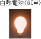 白熱電球（60W）